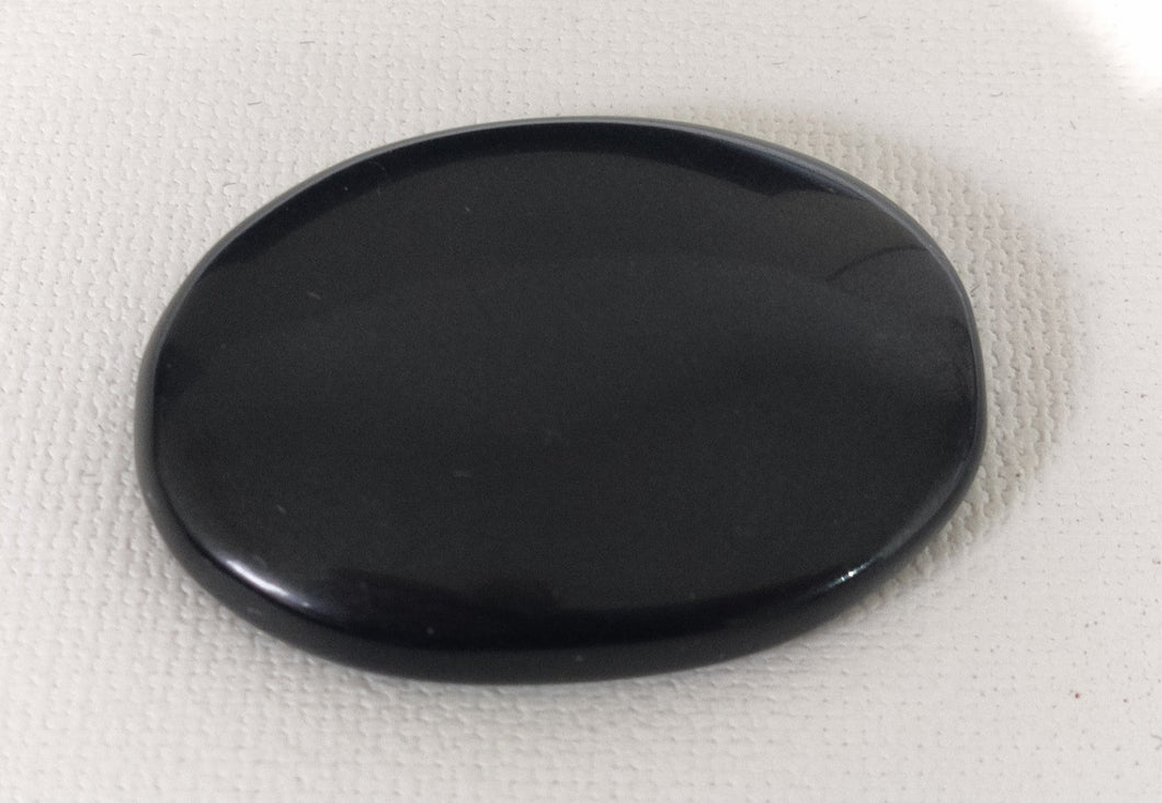 Agate Noire en pastille ( pierre anti-stress )