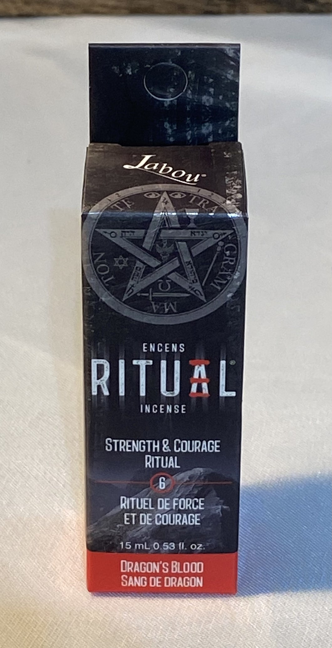 Huile Ritual Rituel de force et de courage . 15ml Sang de dragon