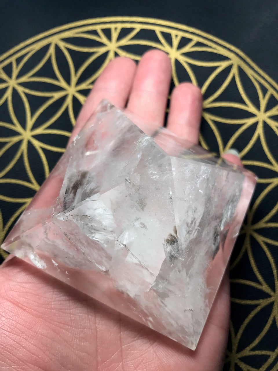 Quartz clair pyramide