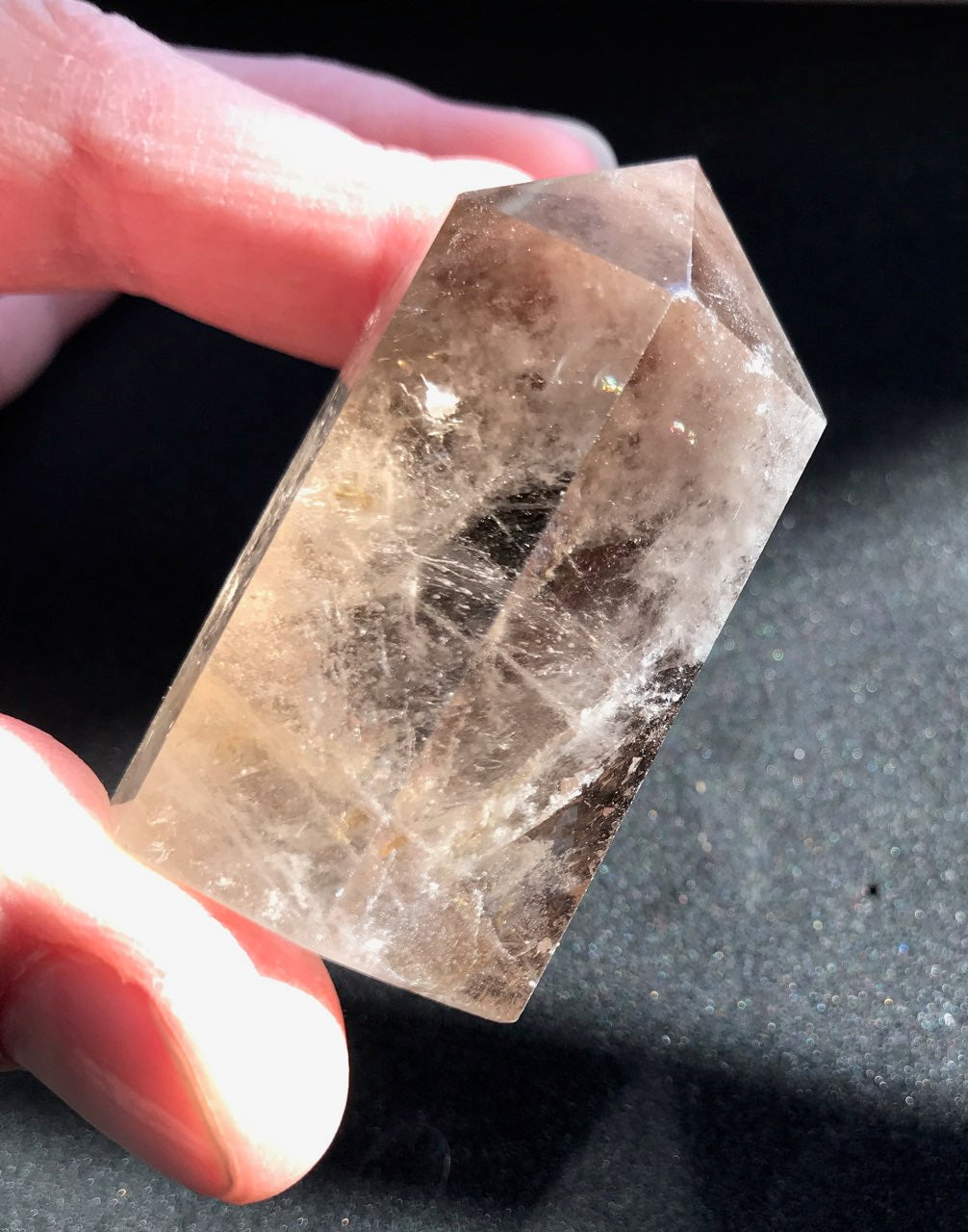 Quartz fumé petite pointe