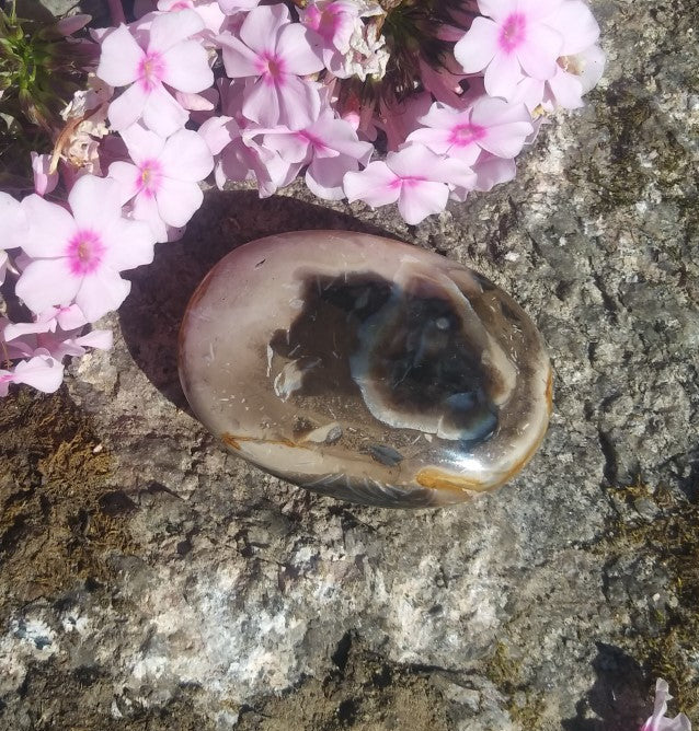 Agate Feather ( plume / palm )