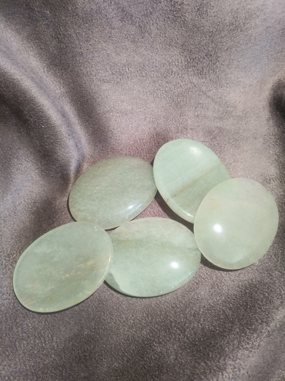 Aventurine verte en pastille ( pierre anti-stress )