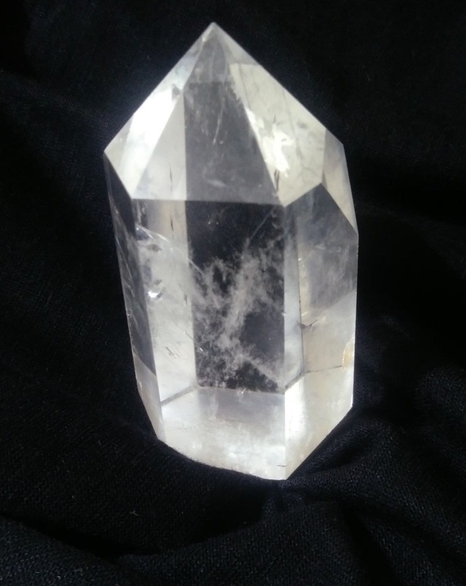 Quartz clair pointe  3.5'' aprox.