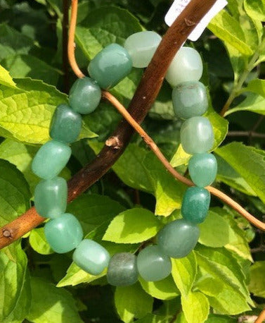 Bracelet Pierre polies Aventurine verte