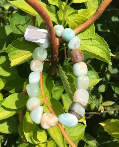 Bracelet Pierre polies Amazonite