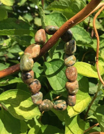 Bracelet Pierre polies Rhyolite