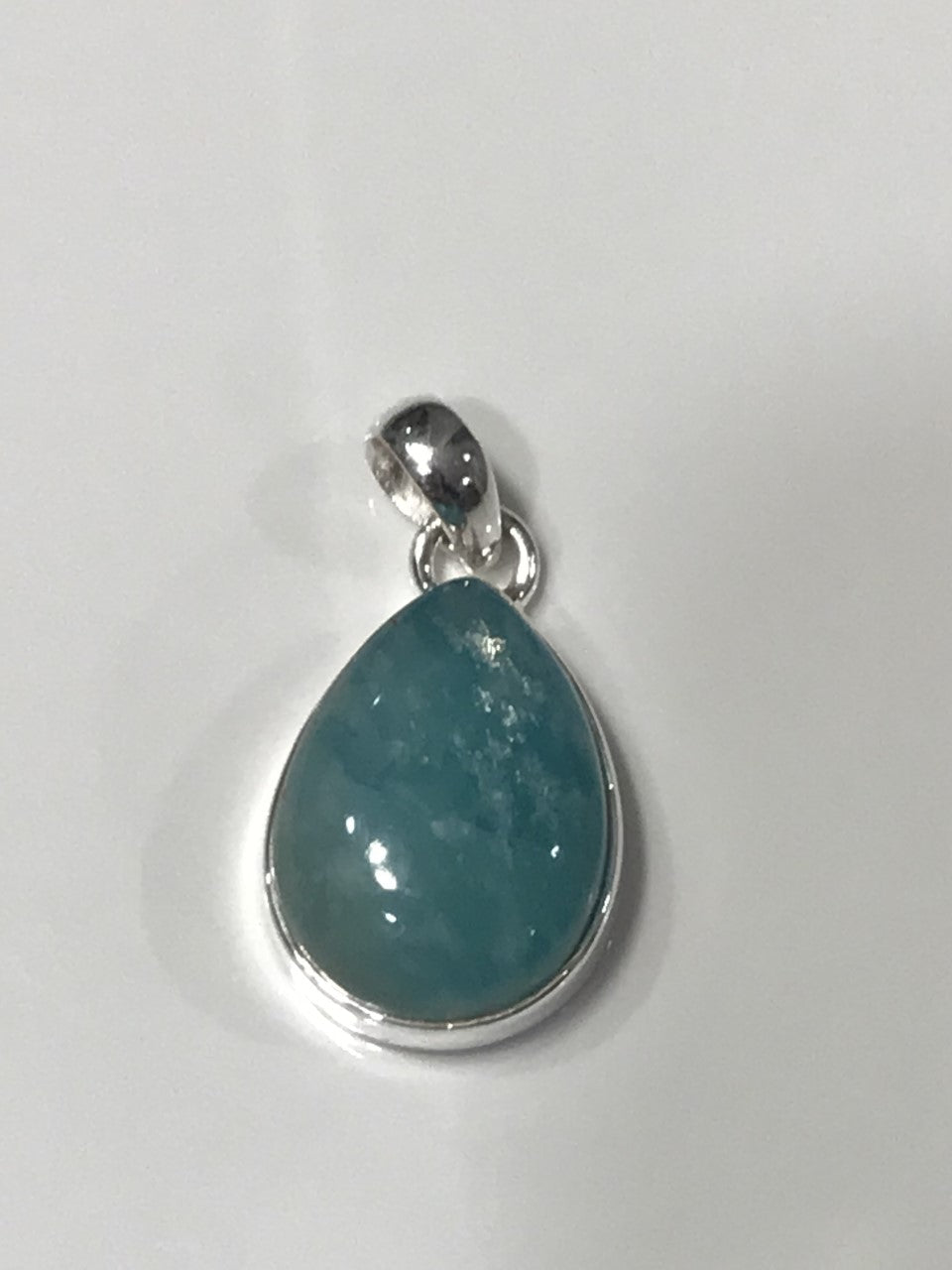 Pendentif Amazonite en argent sterling