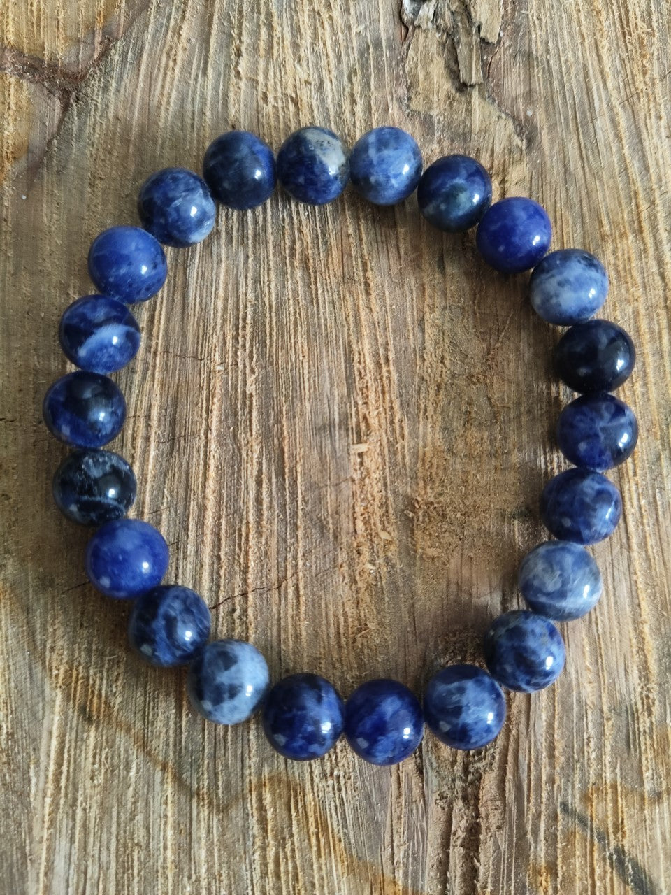 Bracelet Sodalite billes 8mm