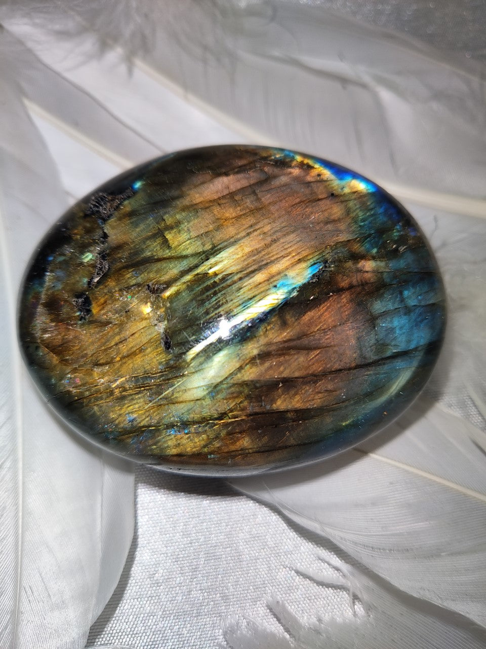 Labradorite palm