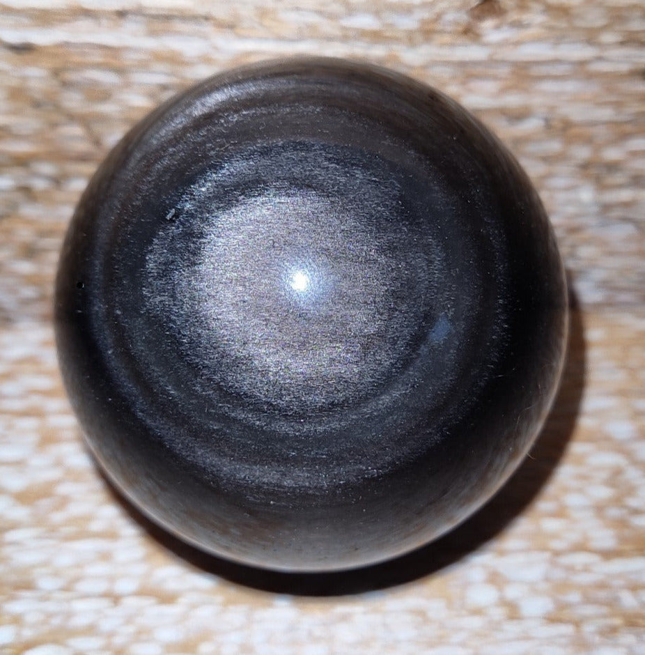 Obsidienne argentée  ( sphère +- 2.75'' )