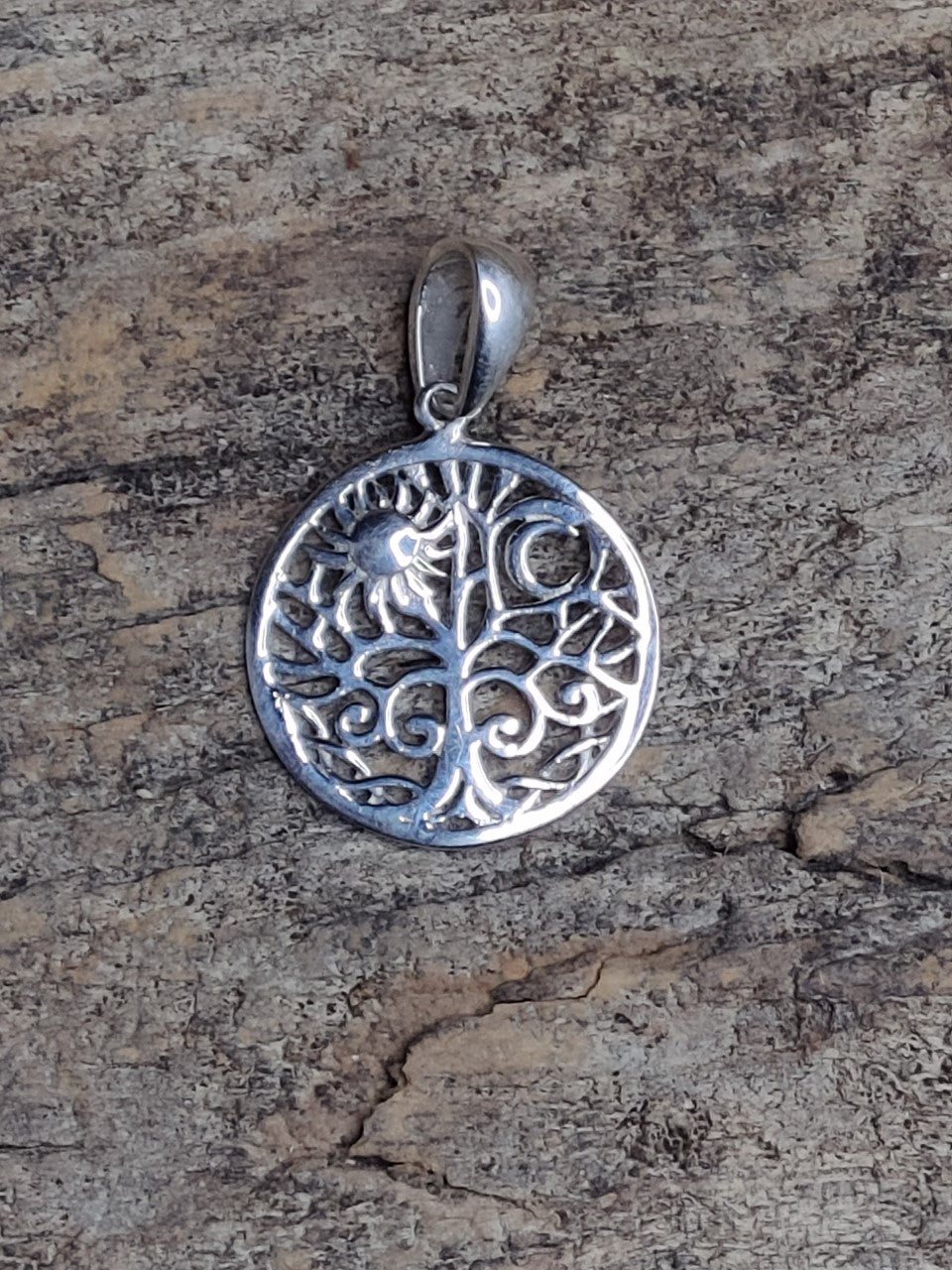 Pendentif Arbre Célestial/Arbre de Vie.argent sterling  0,75''