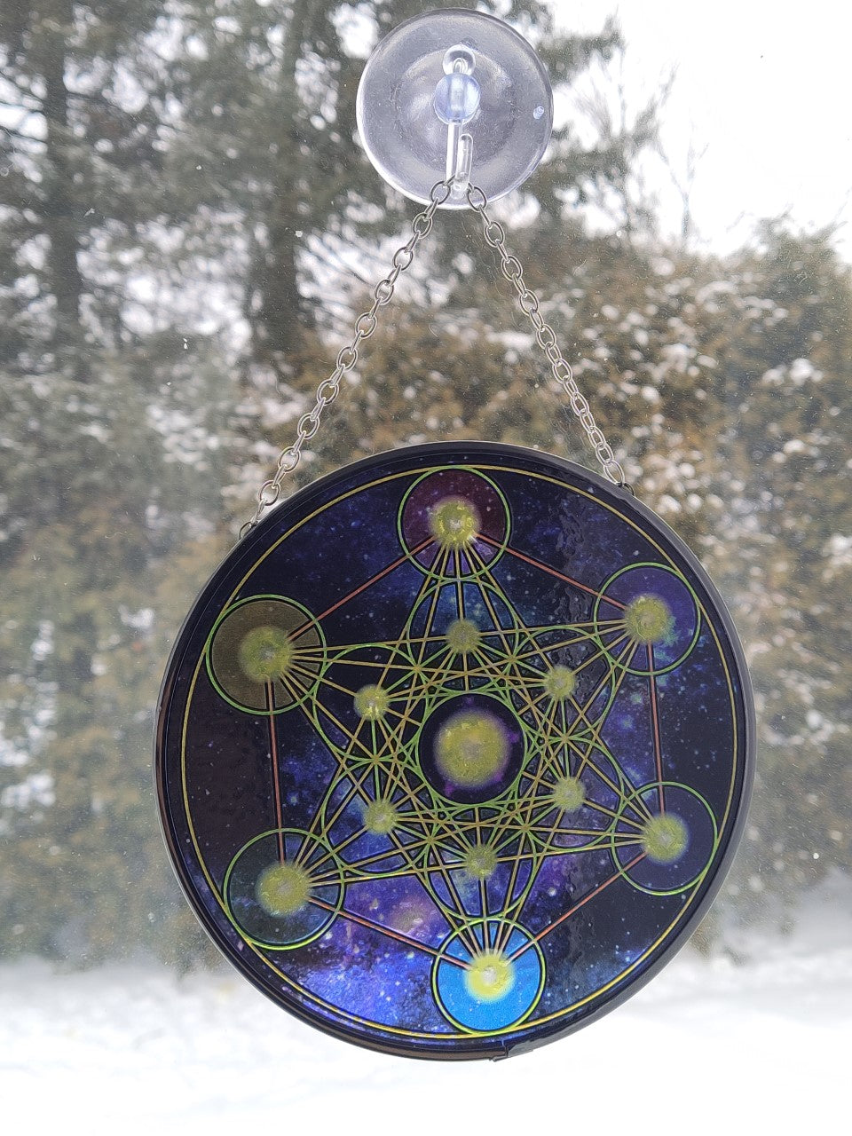 Capteur de Soleil en verre 6'' Métatron