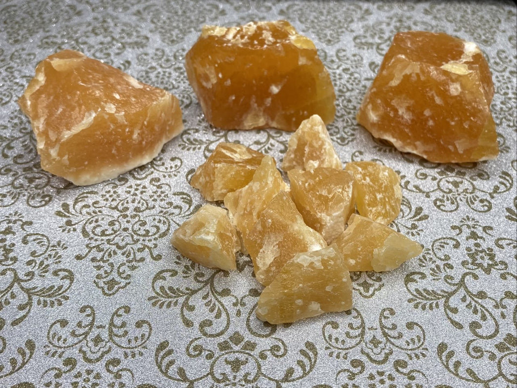 Calcite orange brute